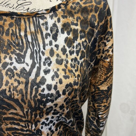 Long sleeve tunic, leopard print size large - Picture 2 of 9